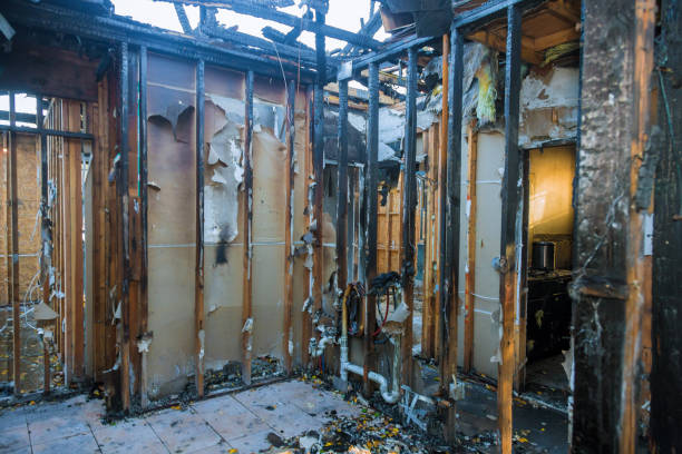 Professional Fire Damage Removal technician working in Crookston, MN